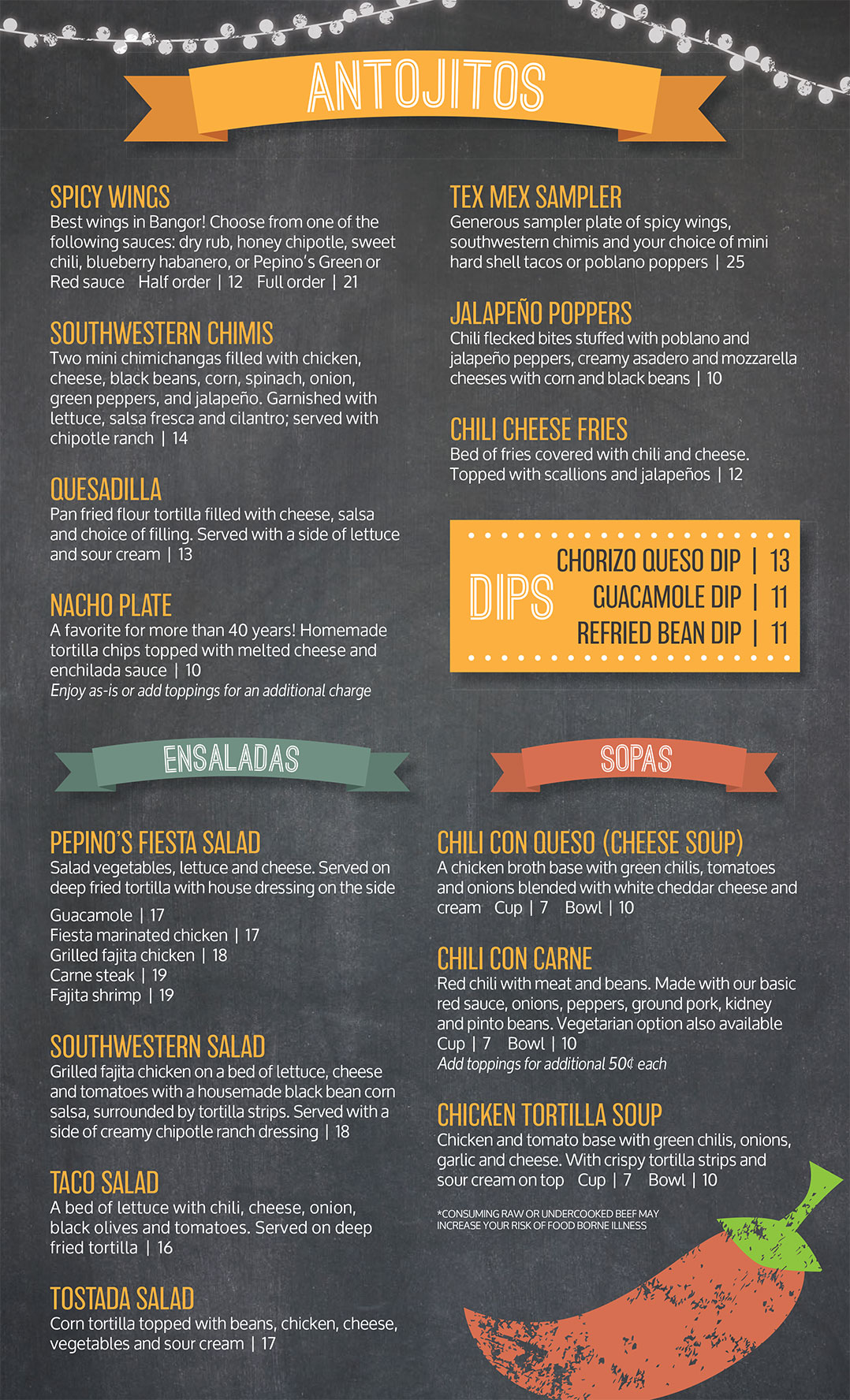 Menu #1